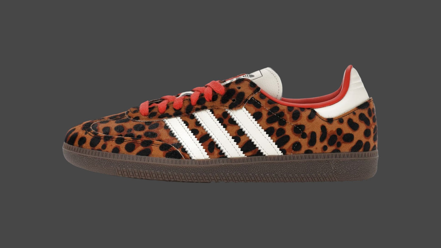 Adidas Samba OG Preloved Red Leopard