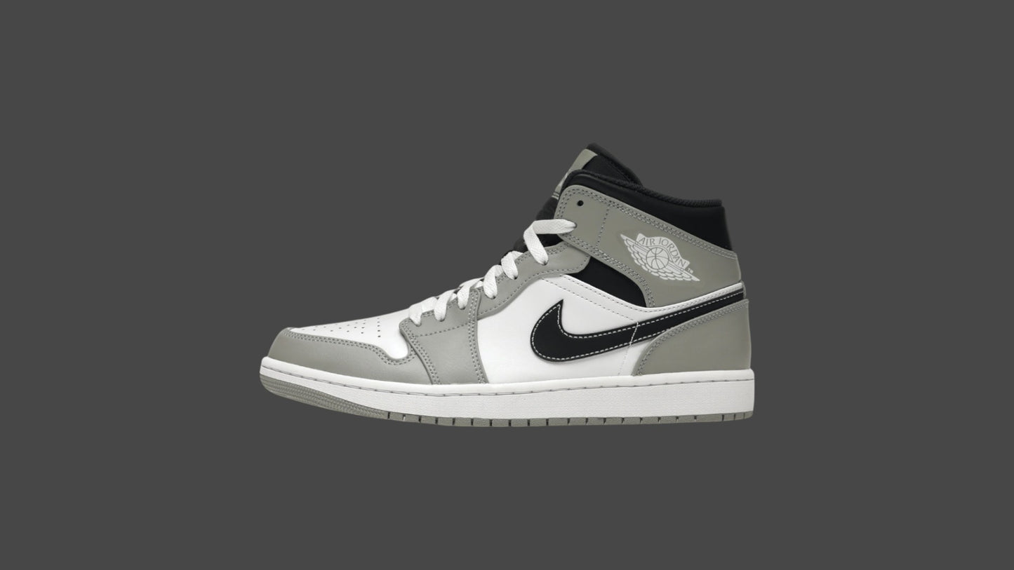 Air Jordan 1 Mid Light Smoke Grey Anthracite