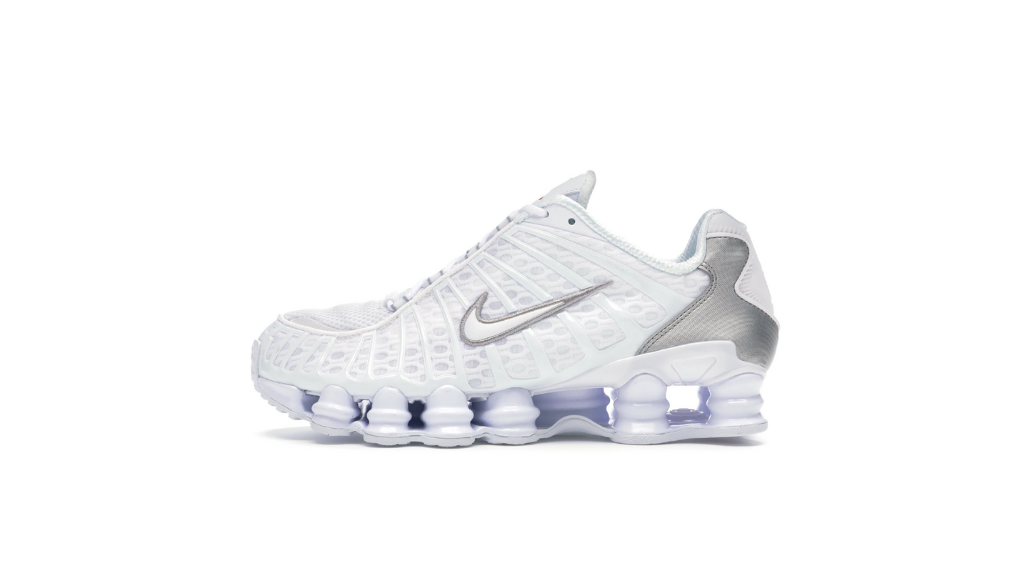 Nike Shox TL White Metallic Silver