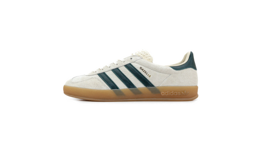 Adidas Gazelle Indoor Cream White Collegiate Green Gum