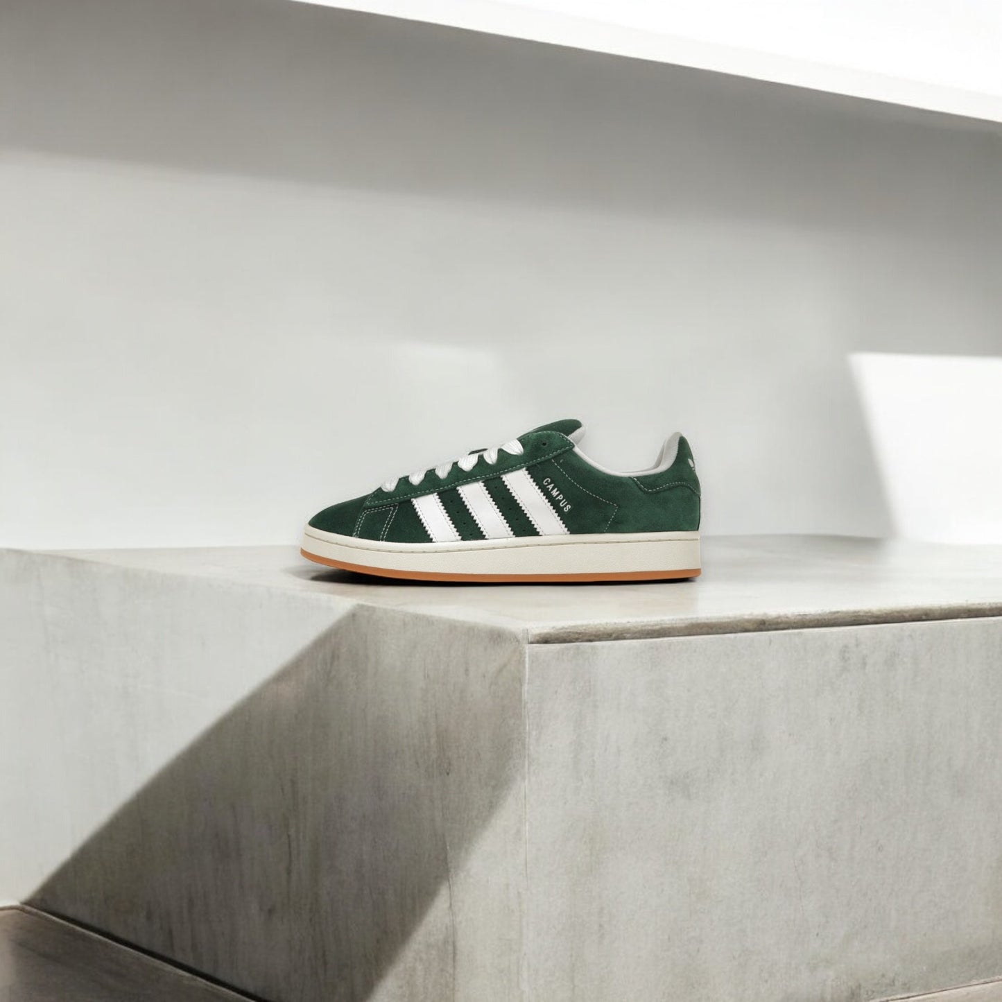 Adidas Campus 00s Dark Green Cloud White